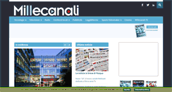 Desktop Screenshot of millecanali.it